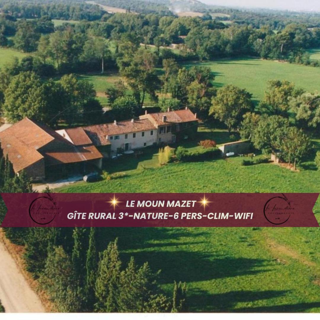 Le Moun Mazet Gite Rural 3 Etoiles, Clim, Nature, 6 Personnes ミラマ エクステリア 写真